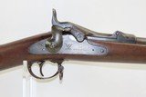 c1877 INDIAN WARS Antique SPRINGFIELD Model 1873 U.S. Military TRAPDOOR Rifle Converted to Carbine Length - 4 of 21