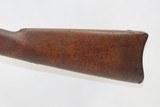 c1877 INDIAN WARS Antique SPRINGFIELD Model 1873 U.S. Military TRAPDOOR Rifle Converted to Carbine Length - 17 of 21