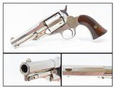 c1870s mfr. Antique REMINGTON New Model POLICE .38 Caliber Rimfire RevolverFactory Converted to .38 Rimfire Cartridge! - 1 of 17