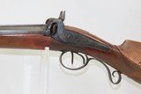 Antique GERMAN Double Rifle by PAAL of BIBERACH, BADEN-WURTTEMBERG .38/.52
Carved Stock, Engraved Lock, Set Trigger - 4 of 17