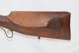 Antique GERMAN Double Rifle by PAAL of BIBERACH, BADEN-WURTTEMBERG .38/.52
Carved Stock, Engraved Lock, Set Trigger - 3 of 17
