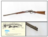 c1889 LETTERED Antique WINCHESTER Model 1873 .38-40 WCF Lever Action RIFLE“The Gun that Won the West!” - 1 of 21