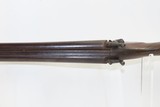 1850s Antique BELGIAN 16 Gauge Double Barrel SIDE x SIDE Percussion SHOTGUN European Fowling Piece with LAMINATED STEEL BARRELS! - 10 of 17