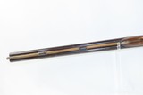 1850s Antique BELGIAN 16 Gauge Double Barrel SIDE x SIDE Percussion SHOTGUN European Fowling Piece with LAMINATED STEEL BARRELS! - 8 of 17