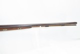 1850s Antique BELGIAN 16 Gauge Double Barrel SIDE x SIDE Percussion SHOTGUN European Fowling Piece with LAMINATED STEEL BARRELS! - 15 of 17