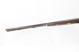 1850s Antique BELGIAN 16 Gauge Double Barrel SIDE x SIDE Percussion SHOTGUN European Fowling Piece with LAMINATED STEEL BARRELS! - 5 of 17