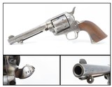 c1882 mfr. Antique CAVALRY Model “COLT 45” SINGLE ACTION ARMY Revolver SAA
“DFC” Inspected, Nickel Plate, Shortened to 5-1/2, Coin Front Sight - 2 of 25