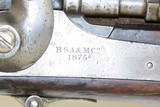 Antique BRITISH B.S.A. & M. Co. MKII** .577mm Snider-Enfield MILITARY Rifle 1870s Colonial British Long Arm! - 7 of 20