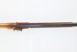 ATTRACTIVE Scrolled Maple Stocked LONG RIFLE .35 Caliber Percussion Antique Small to Medium Game Frontier Long Arm - 13 of 20