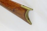 ATTRACTIVE Scrolled Maple Stocked LONG RIFLE .35 Caliber Percussion Antique Small to Medium Game Frontier Long Arm - 20 of 20