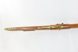 ATTRACTIVE Scrolled Maple Stocked LONG RIFLE .35 Caliber Percussion Antique Small to Medium Game Frontier Long Arm - 9 of 20