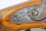 ATTRACTIVE Scrolled Maple Stocked LONG RIFLE .35 Caliber Percussion Antique Small to Medium Game Frontier Long Arm - 8 of 20