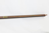 ATTRACTIVE Scrolled Maple Stocked LONG RIFLE .35 Caliber Percussion Antique Small to Medium Game Frontier Long Arm - 11 of 20