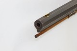 ATTRACTIVE Scrolled Maple Stocked LONG RIFLE .35 Caliber Percussion Antique Small to Medium Game Frontier Long Arm - 19 of 20