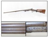 EXQUISITE German Side x Side HAMMER Shotgun by DITTMAR of GERA 12 Gauge 2.5 GORGEOUSLY ENGRAVED Germanic Double! - 1 of 24