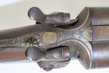 EXQUISITE German Side x Side HAMMER Shotgun by DITTMAR of GERA 12 Gauge 2.5 GORGEOUSLY ENGRAVED Germanic Double! - 6 of 24