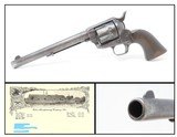 LETTERED Winchester SHIPPED COLT 45 Single Action Army Revolver Antique SAA Made in 1882; Rejected by Ordnance & Sold Commercially! - 1 of 19