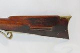 EARLY 1800s Antique Full-Stock .34 Caliber FLINTLOCK American LONG RIFLE
Kentucky Style HUNTING/HOMESTEAD Long Rifle! - 14 of 19