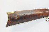 EARLY 1800s Antique Full-Stock .34 Caliber FLINTLOCK American LONG RIFLE
Kentucky Style HUNTING/HOMESTEAD Long Rifle! - 3 of 19