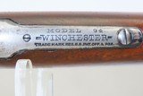 c1924 mfr WINCHESTER Model 1894 Lever Action CARBINE with CLIMBIN LYMAN C&R ROARING TWENTIES Era Handy Rifle in .30-30 WCF! - 12 of 21