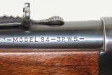 c1949 WINCHESTER Model 94 CARBINE 32 WS Special C&R No Saddle Ring Pre-1964 IN .32 WINCHESTER SPECIAL! - 6 of 21