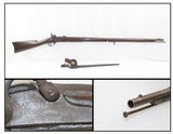 CIVIL WAR Antique NORWICH ARMS Contract Model 1861 .58 Caliber Rifle-MUSKET James D. Mowry US Model with BAYONET & SCABBARD - 1 of 20
