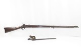 CIVIL WAR Antique NORWICH ARMS Contract Model 1861 .58 Caliber Rifle-MUSKET James D. Mowry US Model with BAYONET & SCABBARD - 2 of 20