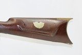 Antique WITHEY Half-Stock .42 Cal. MID-19th CENTURY Percussion LONG RIFLEKentucky Style HUNTING/HOMESTEAD Long Rifle! - 14 of 18