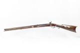 Antique WITHEY Half-Stock .42 Cal. MID-19th CENTURY Percussion LONG RIFLEKentucky Style HUNTING/HOMESTEAD Long Rifle! - 13 of 18