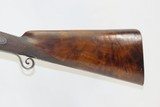 Exquisite FRENCH SxS DUAL IGNITION Shotgun 16 Gauge Centerfire/Pinfire Case Deluxe Walnut, Engraved, Gold, Cased - 8 of 25