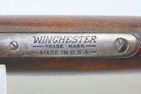 WINCHESTER 1890 PUMP Action TAKEDOWN Rifle in SCARCE .22 Winchester Rimfire 1930s Easy Takedown Rifle - 13 of 22