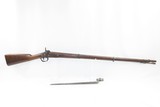 Antique SPRINGFIELD ARMORY Model 1842 Percussion .69 Cal. Smoothbore MUSKET Civil War Musket with SOCKET BAYONET! - 3 of 23
