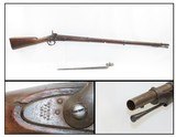 Antique SPRINGFIELD ARMORY Model 1842 Percussion .69 Cal. Smoothbore MUSKET Civil War Musket with SOCKET BAYONET! - 1 of 23