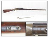 Antique CT MILITIA Marked PROVIDENCE TOOL Company .45-70 GOVT PEABODY RIFLE CONNECTICUT MILITIA Rifle with BAYONET! - 1 of 23