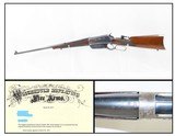 SCARCE FLATSIDE Antique WINCHESTER Model 1895.30-40 Krag Lever Action Rifle1 OF 5,000; Tang Sight, Checkered Walnut - 1 of 22