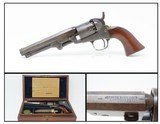 c1862 mfr CASED Antique COLT Model 1849 POCKET .31 Cal. PERCUSSION Revolver Civil War Production Made in 1862 - 1 of 25