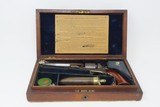 c1862 mfr CASED Antique COLT Model 1849 POCKET .31 Cal. PERCUSSION Revolver Civil War Production Made in 1862 - 2 of 25