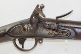 Early Antique US SPRINGFIELD ARMORY Model 1816 .69 Caliber FLINTLOCK MusketWith “1817” Dated Lock & Barrel - 4 of 23