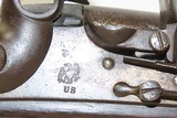 Early Antique US SPRINGFIELD ARMORY Model 1816 .69 Caliber FLINTLOCK MusketWith “1817” Dated Lock & Barrel - 8 of 23