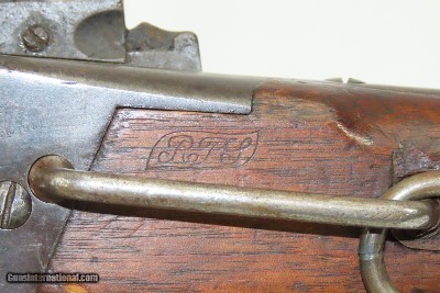 Antique U.S. SHARPS New Model 1859 .50-70 GOVT CARTRIDGE CONVERSION Carbine Classic Civil War/Old West Saddle Ring Carbine - Image 14 of 20