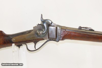 Antique U.S. SHARPS New Model 1859 .50-70 GOVT CARTRIDGE CONVERSION Carbine Classic Civil War/Old West Saddle Ring Carbine - Image 4 of 20