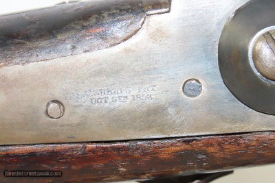 Antique U.S. SHARPS New Model 1859 .50-70 GOVT CARTRIDGE CONVERSION Carbine Classic Civil War/Old West Saddle Ring Carbine - Image 6 of 20
