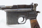 c1917 German MAUSER WORLD WAR I BROOMHANDLE PISTOL 9x19mm Holster WWI C&R
With “RED 9” GRIPS and LEATHER HOLSTER! - 6 of 25