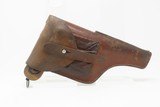 c1917 German MAUSER WORLD WAR I BROOMHANDLE PISTOL 9x19mm Holster WWI C&R
With “RED 9” GRIPS and LEATHER HOLSTER! - 2 of 25