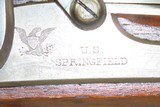 50-70 GOVT Antique U.S. SPRINGFIELD Model 1866 ALLIN TRAPDOOR Indian WarsCivil War Rifle-Musket Updated for Metallic Cartridges - 8 of 21