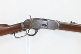 Iconic WINCHESTER Model 1873 .38-40 WCF Lever Action RIFLE 1891 mfr Antique Octagonal Barrel & Crescent Butt Plate - 18 of 21