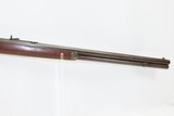 Iconic WINCHESTER Model 1873 .38-40 WCF Lever Action RIFLE 1891 mfr Antique Octagonal Barrel & Crescent Butt Plate - 19 of 21