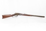 Iconic WINCHESTER Model 1873 .38-40 WCF Lever Action RIFLE 1891 mfr Antique Octagonal Barrel & Crescent Butt Plate - 16 of 21