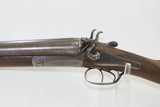 CASED British CHARLES MALEHAM 16 Gauge Double Barrel SxS HAMMER Shotgun BEAUTIFULLY ENGRAVED Back Action with LEATHER CASE! - 8 of 24