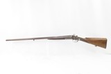 CASED British CHARLES MALEHAM 16 Gauge Double Barrel SxS HAMMER Shotgun BEAUTIFULLY ENGRAVED Back Action with LEATHER CASE! - 6 of 24